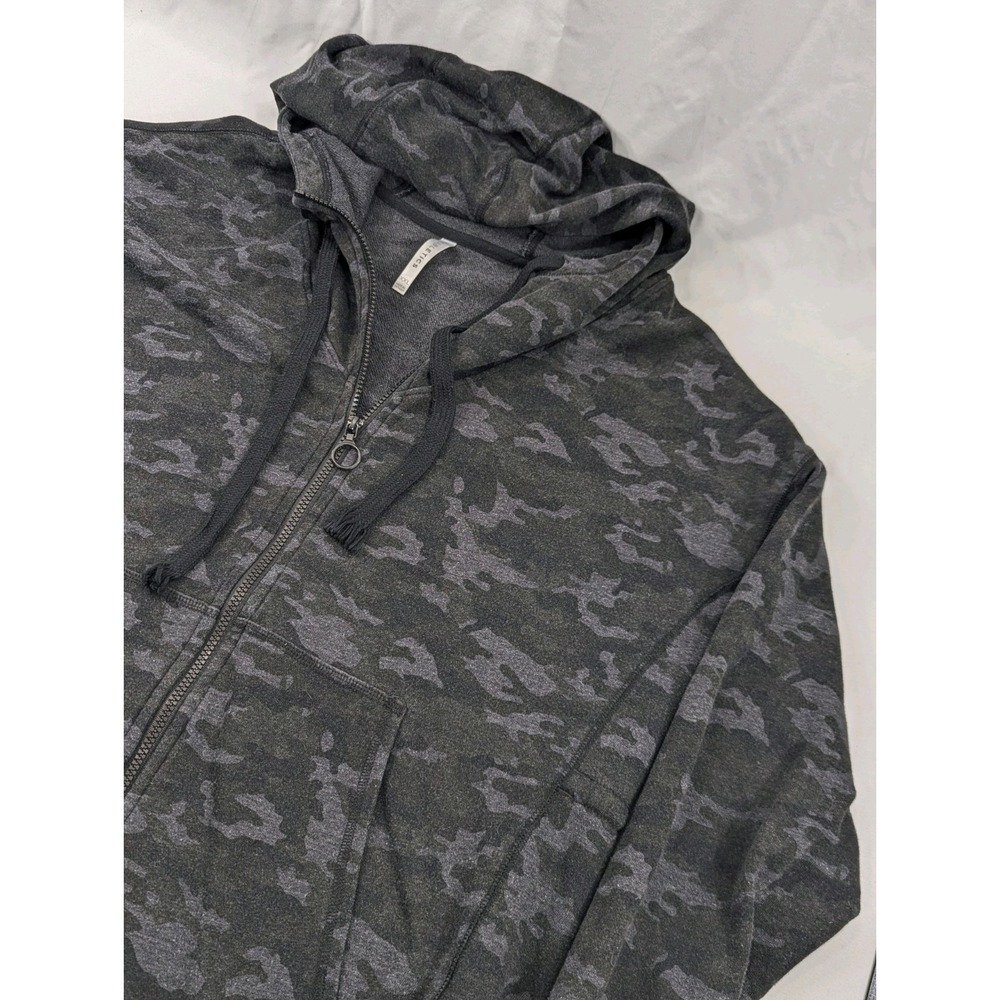 FABLETICS Sweater‎ Unisex 2XL Camo OVERSIZED HOODIE Full Zip French Terry